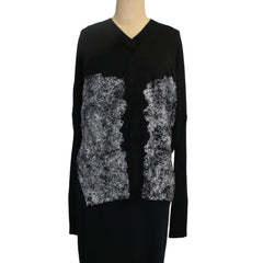 Pier Antonio Gasapari Cardigan, Lamina, Black/White XS & S