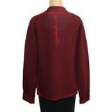 Pier Antonio Gaspari Cardigan, Jacquard, Bordeaux XS