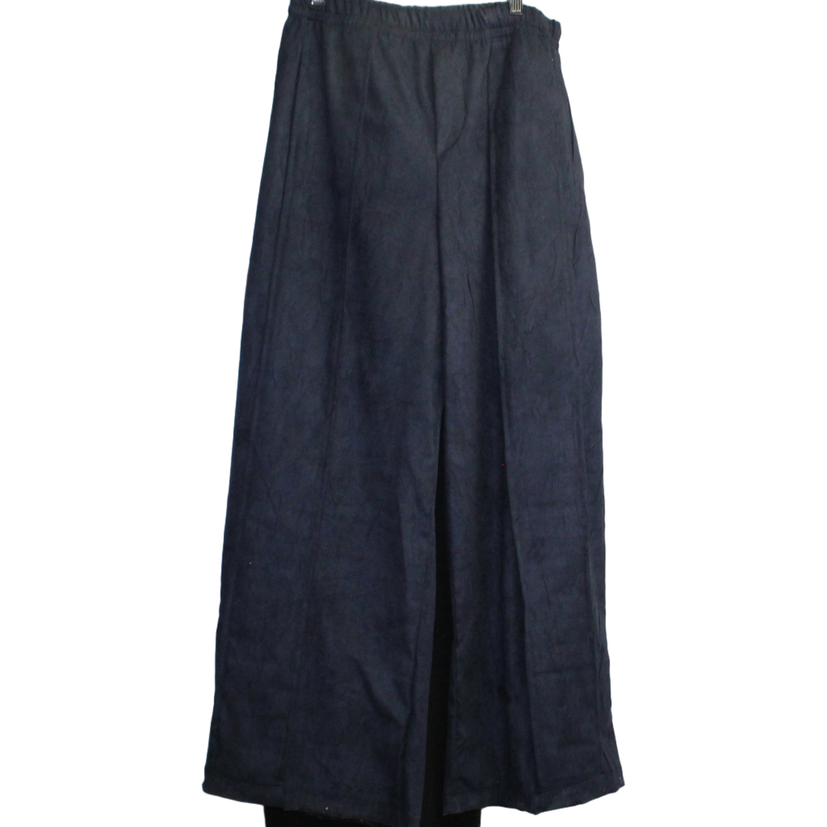 Dress To Kill Pant, Suede Pleated, Midnight Blue
