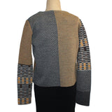 Beyond Threads Top, Pique Patch, Marigold/Grey/Brown XS & S