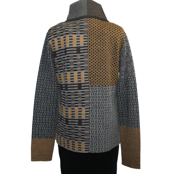 Beyond Threads Cardigan, Pique Crossover, Marigold XS, S & M