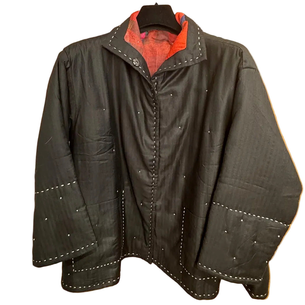 M Square Jacket, Black M & L