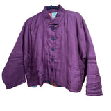 M Square Jacket, Curve, Plum M & L