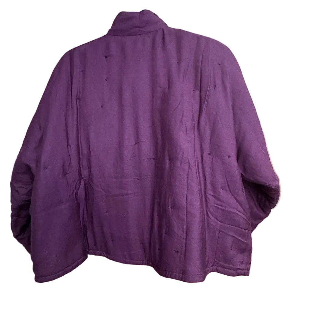 M Square Jacket, Curve, Plum M & L