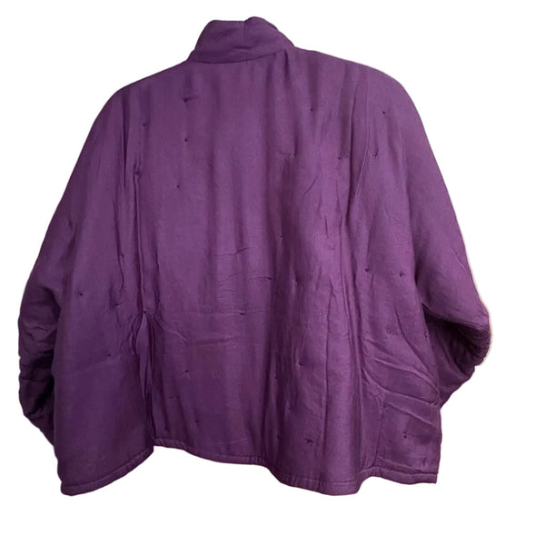 M Square Jacket, Curve, Plum M & L