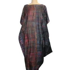 Darshan Shah Kaftan, Eggplant/Multi L/XXL