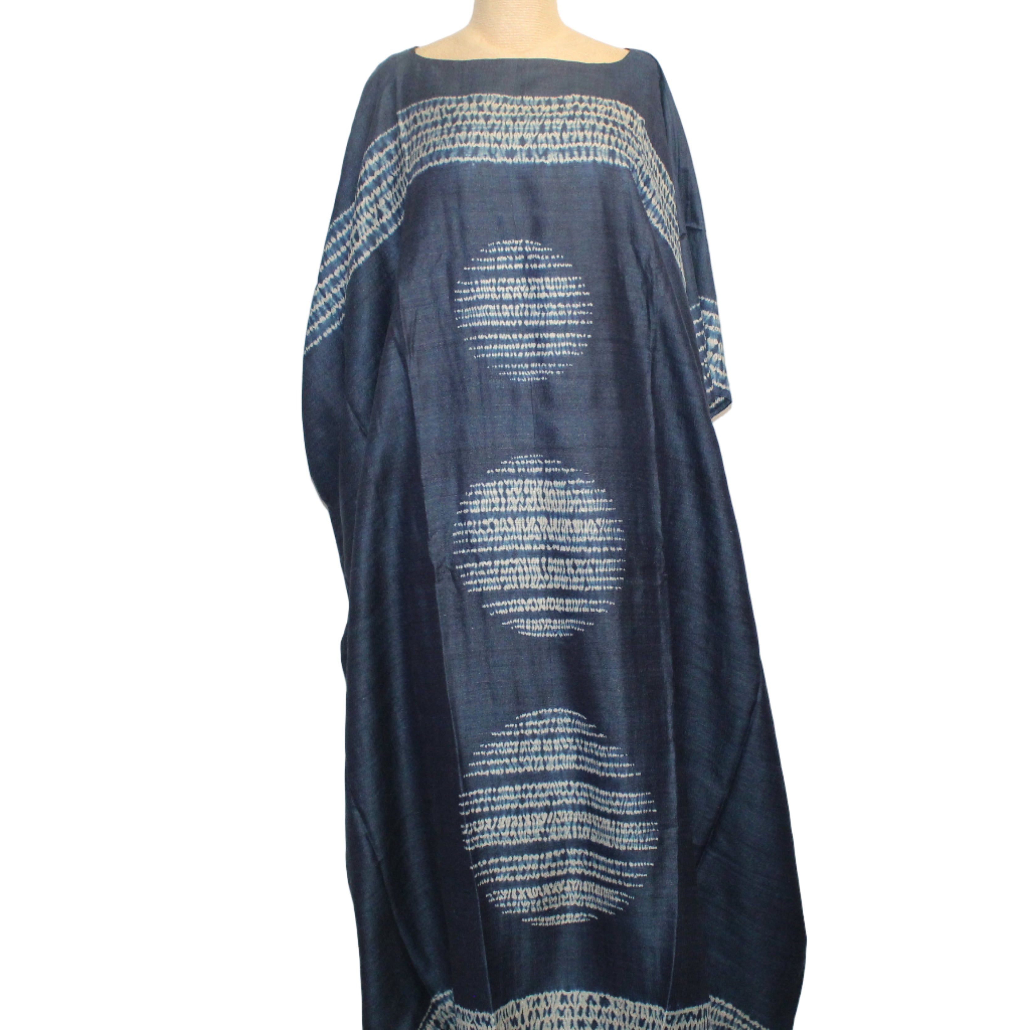 Darshan Shah Kaftan, Indigo/Pearl/Red L/XXL