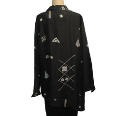 Darshan Shah Shirt, Black/Pearl Gray M