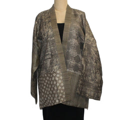 Darshan Shah Jacket, Taupe/Gold/Ecru M/L