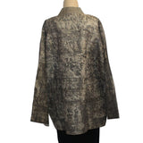 Darshan Shah Jacket, Taupe/Gold/Ecru M/L