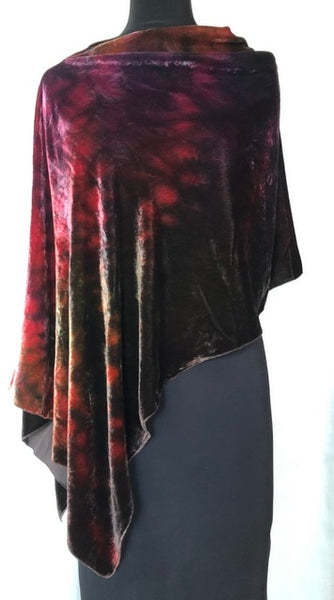 Doshi Poncho, Winsome, Velvet, Nutmeg, OS Fits S-XL