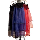 Catherine Bacon Skirt, Wump, Triple Layer Tulle With Jersey Yoke, Blue