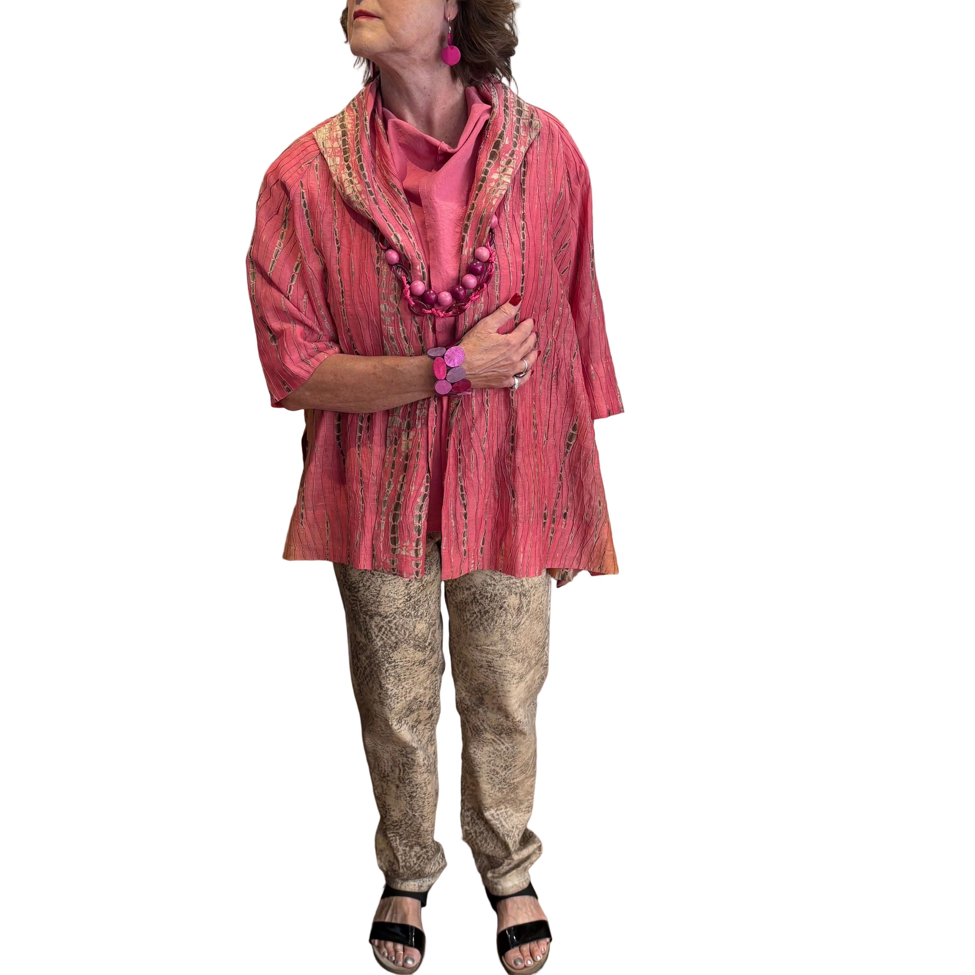 Neeru Kumar Jacket, Pink/Orange, M