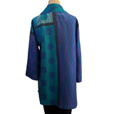 Kay Chapman Shirt,Dream, Patchwork, Turq/Purple, S