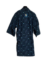 Holly Badgley Kimono, Ikat, Indigo/Green M/L