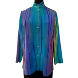 Doshi Shirt, Spirit, Aurora, Purple/Lime/Turquoise/Coral, L