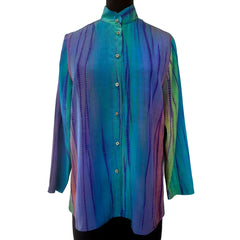Doshi Shirt, Spirit, Aurora, Purple/Lime/Turquoise/Coral, L