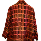 Neeru Kumar Jacket, Magenta/Pumpkin/Red/Black S & M