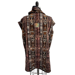 Holly Badgley Tunic, Cowl, Ikat Chocolate M/L
