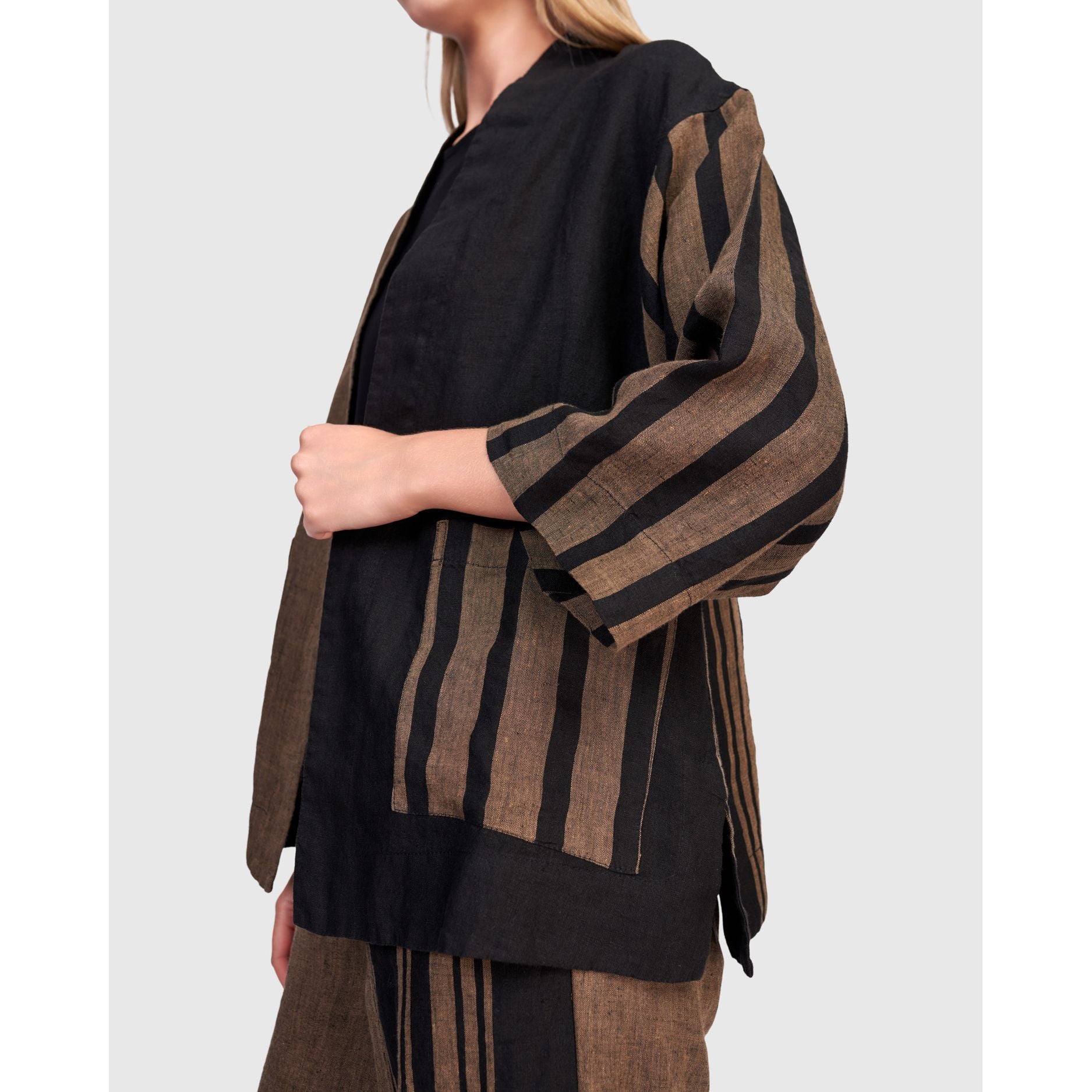 Alembika Jacket, Terra, Black/Brown S & L