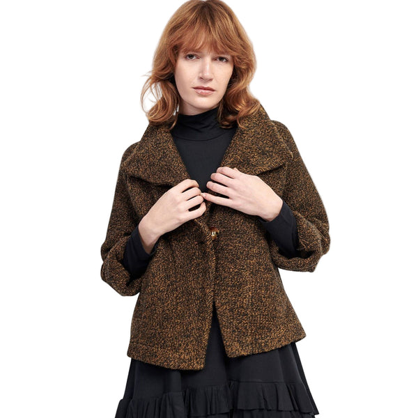 Alembika Jacket, Honey, Brown/Black S/M