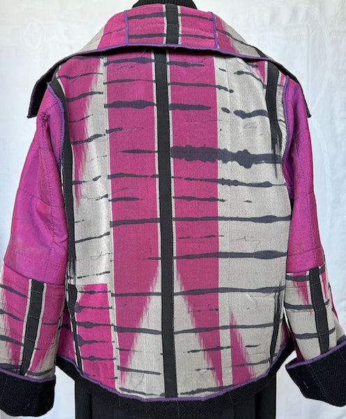 Judith Bird Jacket, Short, Black/Magenta, S