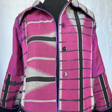 Judith Bird Jacket, Short, Black/Magenta, S