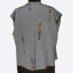 Judith Bird Vest, Short, Ikat Handpainted, S