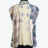 Judith Bird Vest, Pewter/Lavender/Lime, M