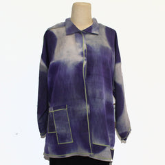 Judith Bird Jacket, Pinstripe II, Purple/Sand, L