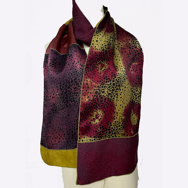 Judith Bird Scarf, SilkSingles Special, Speckled Spinners