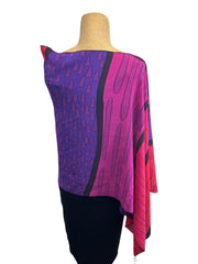 Kay Chapman Shawl, Red/Pink/Purple