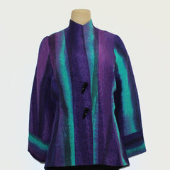 Kay Chapman Jacket, Riding, Branch, Purple/Turquoise, XS/S