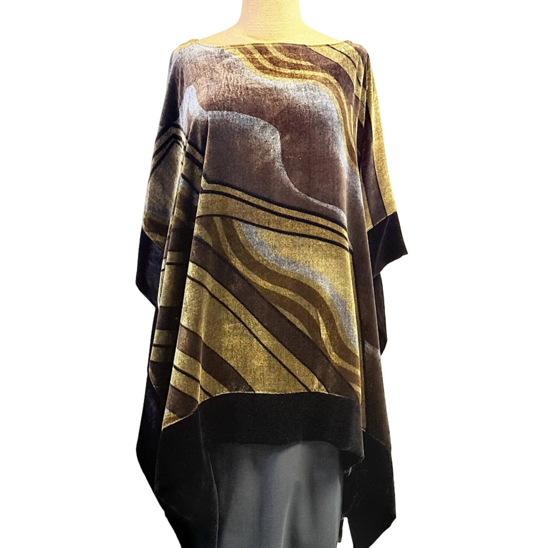Kay Chapman Tunic, Elia, Brown/Gold/Black/Silver, OS