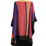 Kay Chapman Tunic, Elia, Coral/Purple/Red, OS