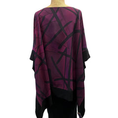 Kay Chapman Tunic, Elia, Graffiti, Wine/Black, OS