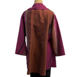 Kay Chapman Shirt, Swing, Splatter, Pink/Rust S