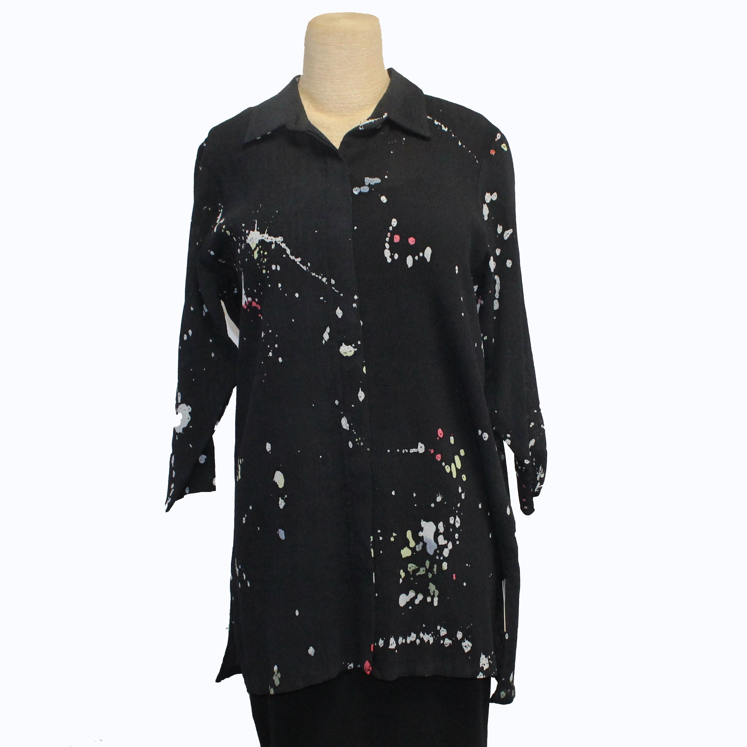 Kiss of the Wolf Top, Claire, Black Splatter, XS