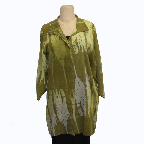 Kiss of the Wolf, Swing Blouse, Chartreuse Dusk, L