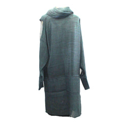 Kiss of the Wolf Tunic, With Scarf, Teal, S