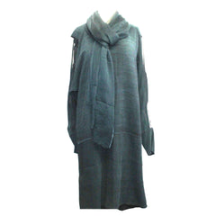 Kiss of the Wolf Tunic, With Scarf, Teal, S