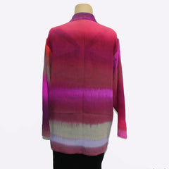 Kiss of the Wolf, Kimono Top, Violet/Pink Rothko, S