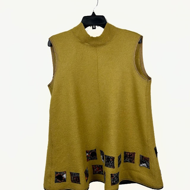 Maggy Pavlou Vest, Gold/Multi-Color, S