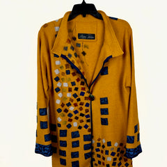 Maggy Pavlou Jacket, Sunflower, Gold/Multi-Color, L