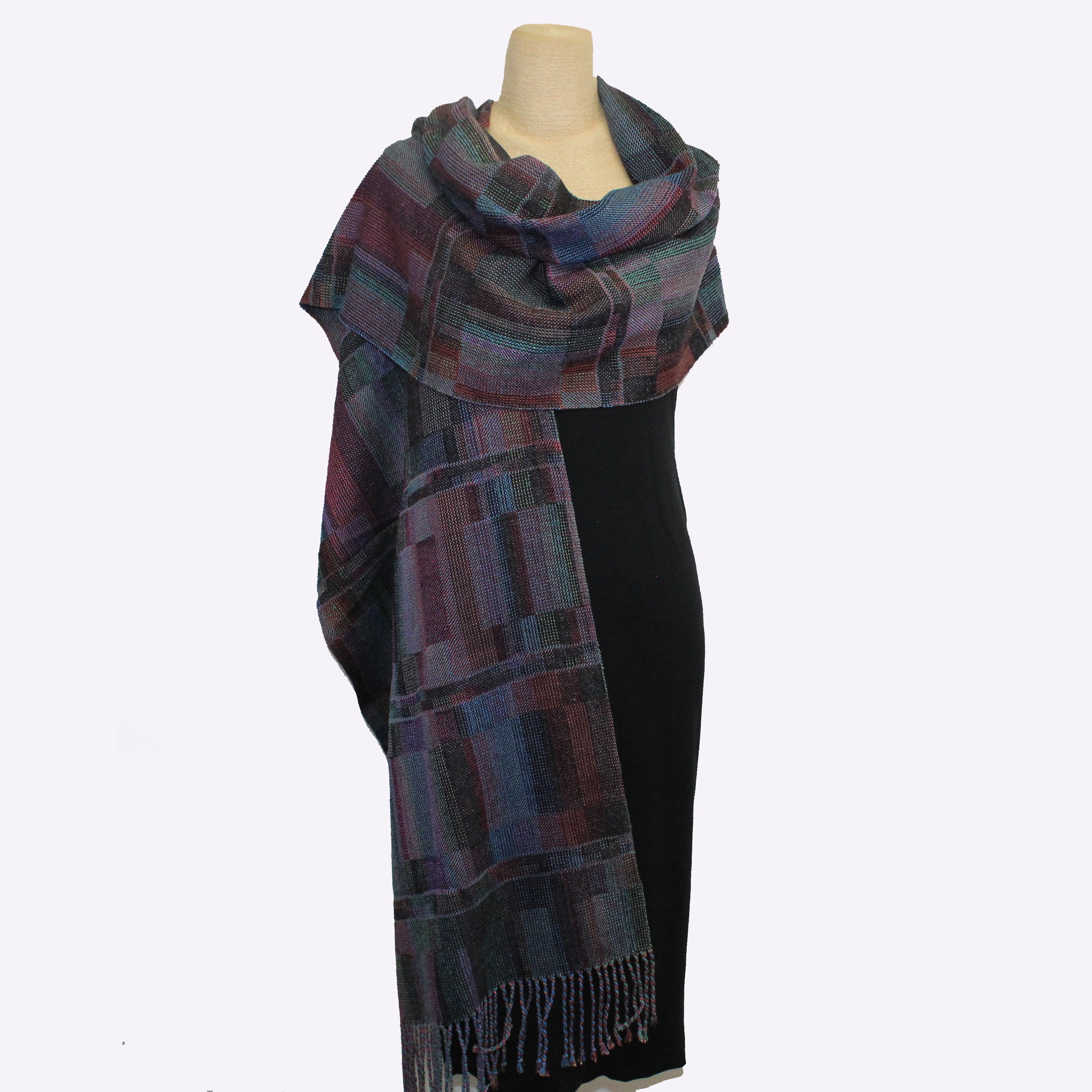 Muffy Young Shawl, Double Polyvalence, Black Boxes