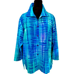 Doshi Shirt, Miyako, Turquoise/Blue, L/XL