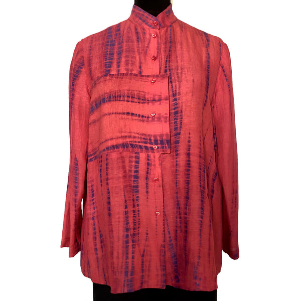 Doshi Shirt, Sideways, Red/Plum, S