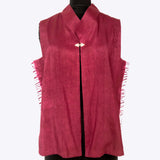 Doshi Vest, Tahara, Cherry/Plum, M