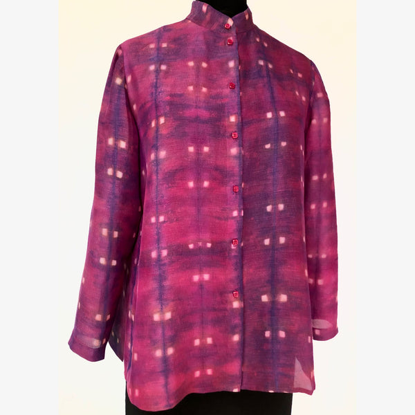 Doshi Shirt, City Lights, Purple Rose, M