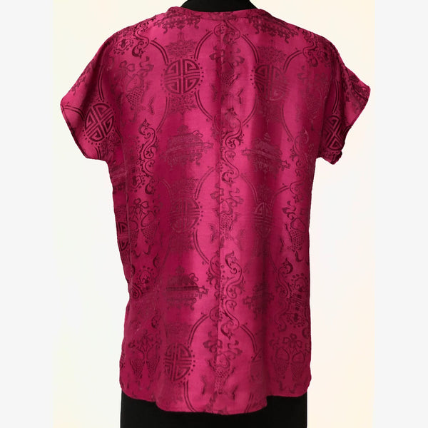 Doshi Tee, Paris, Claret, S/M, #1